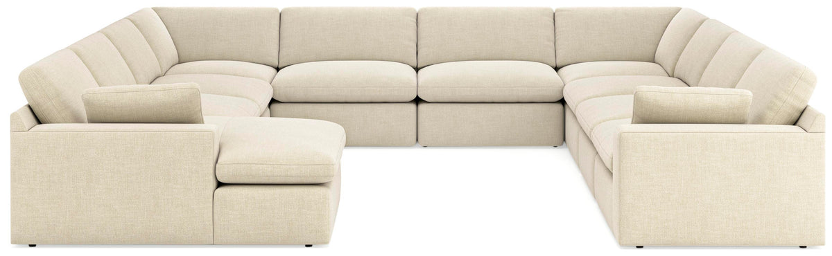 Elyza Sectional - 10006S8 - product view or room setting; complete kit and included component views (supplier image 42)