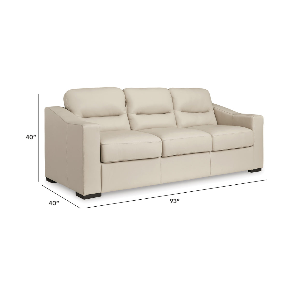 Treasure Trove Living Room Sets - 19304U1, 19304U2 - approximate manufacturer dimensions (supplier image 15)