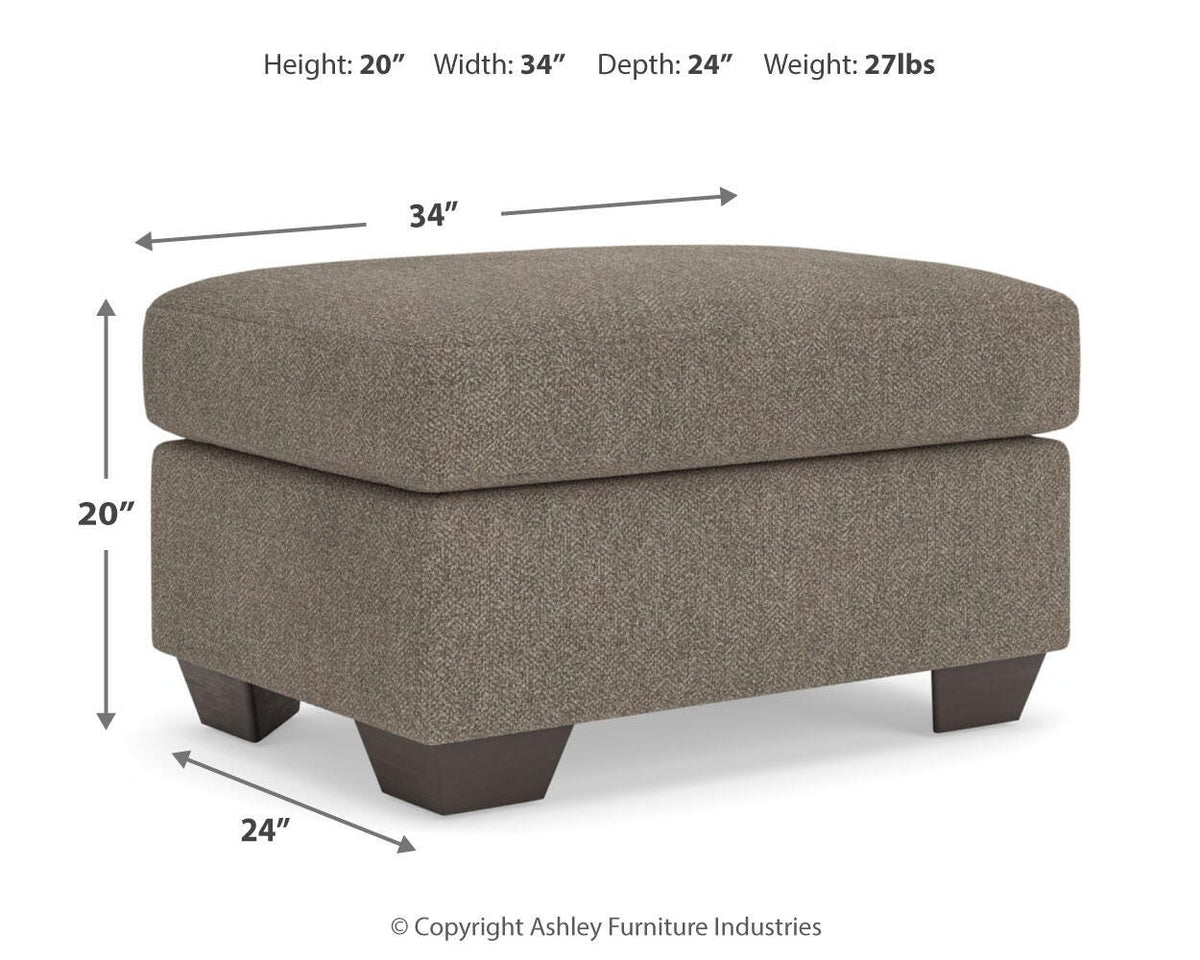 Triston-Peaks Ottoman - 3020414 - approximate manufacturer dimensions (supplier image 8)