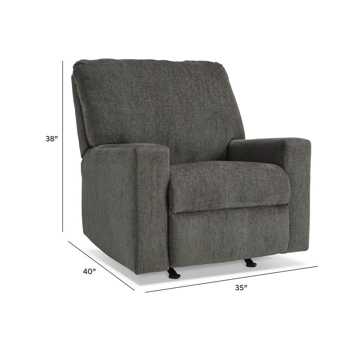 Rannis Recliner - 5360225 - approximate manufacturer dimensions (supplier image 18)