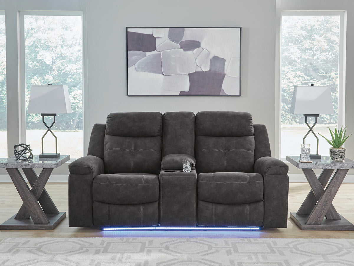 Brysonview Reclining Sofa and Loveseat - 63605U1 - product view or room setting; complete kit and included component views (supplier image 26)
