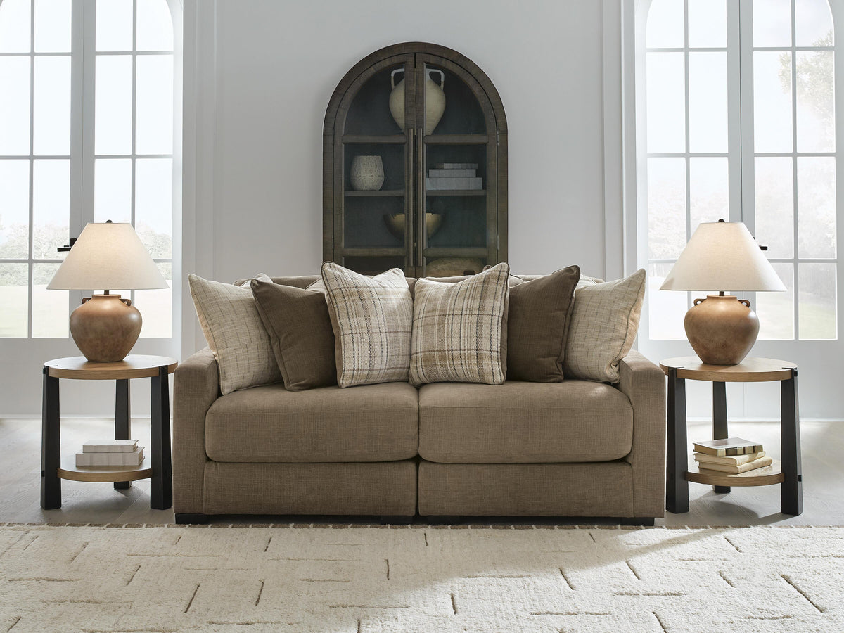 Camellia-Court Sectional - 68207S1 - product view or room setting; complete kit and included component views (supplier image 30)