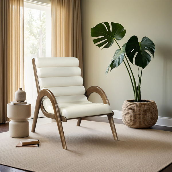 Randal - Accent Chair - Walnut Frame