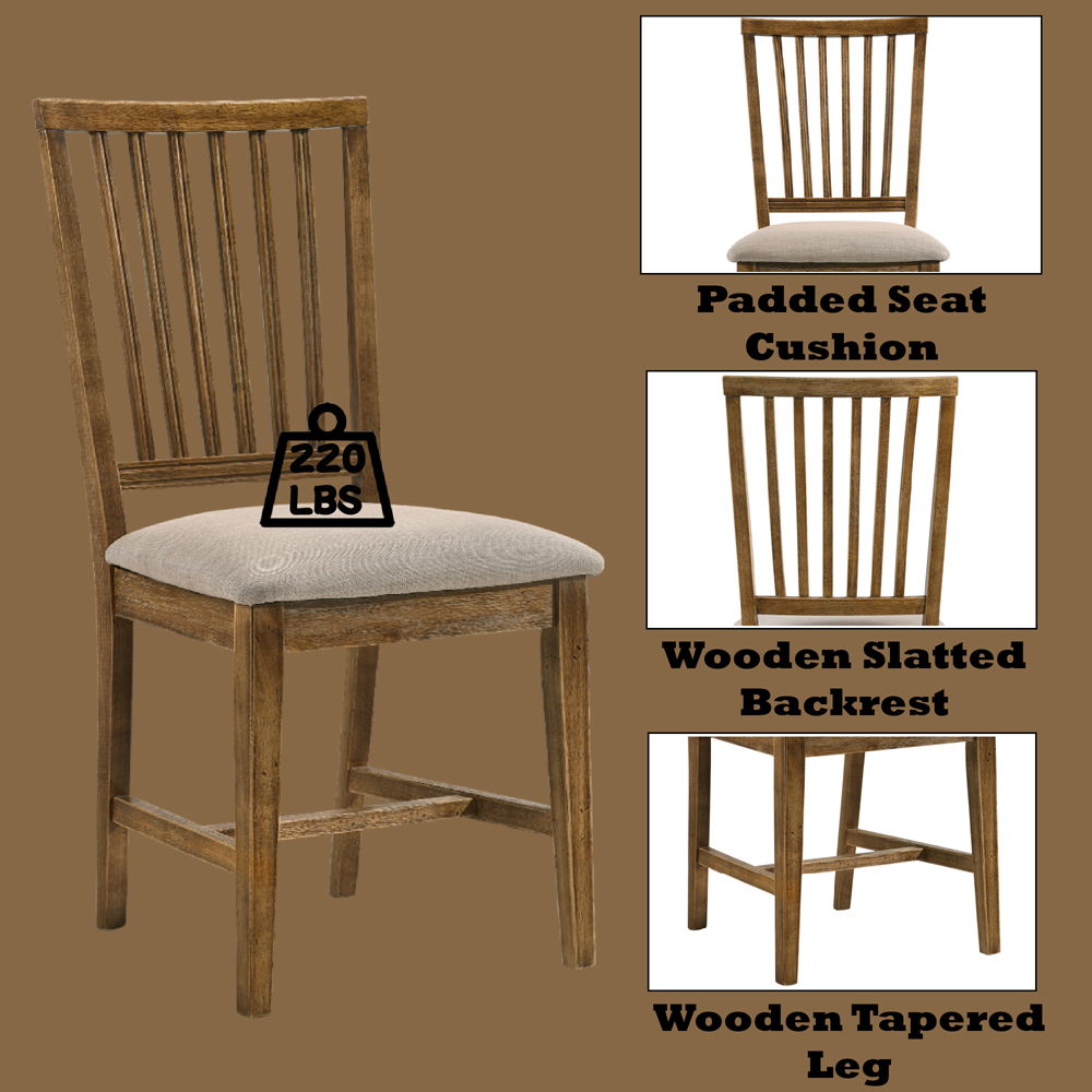 Wallace II - Dining Set - Weathered Oak
