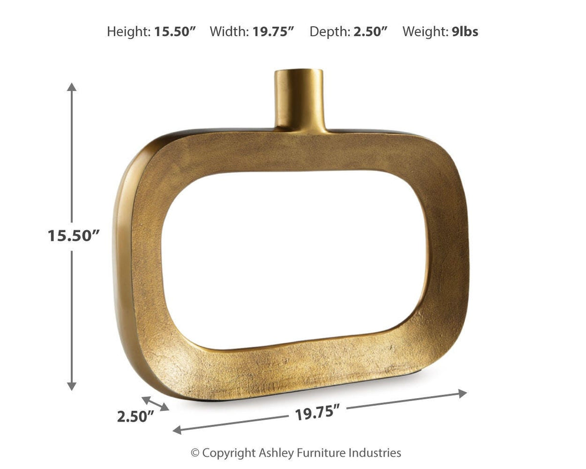Lawtonville Vase - A2000751 - approximate manufacturer dimensions (supplier image 12)