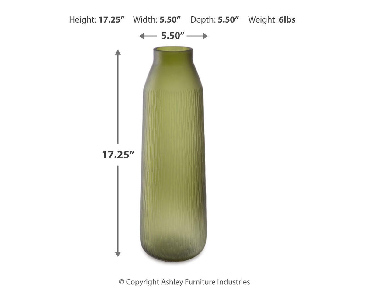 Scottyard Indoor/Outdoor Vase - A2900009 - approximate manufacturer dimensions (supplier image 5)