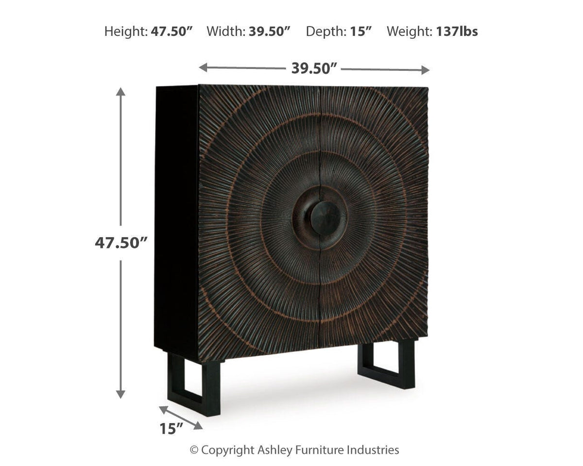 Fosterman Accent Cabinet - A4000660 - approximate manufacturer dimensions (supplier image 9)