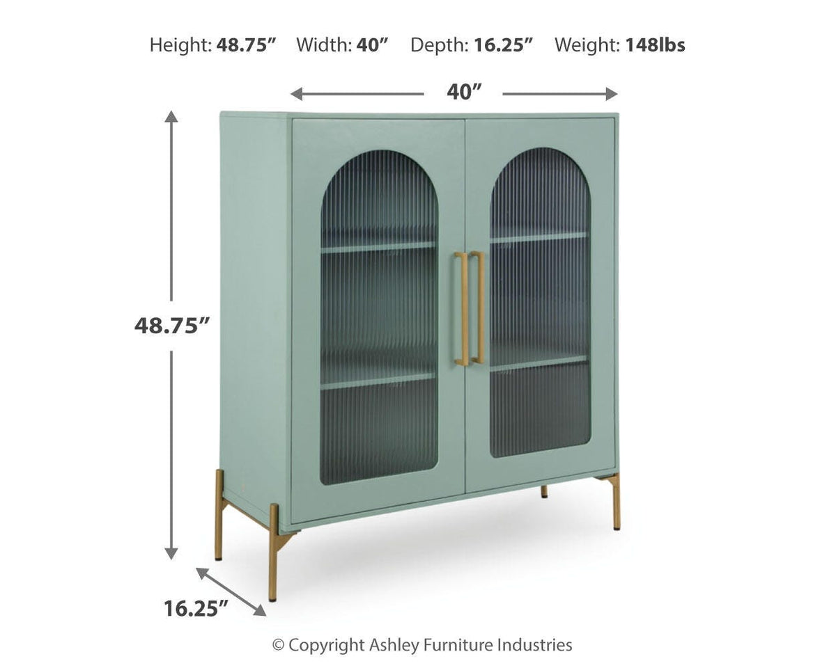 Adwen Accent Cabinet - A4000665 - approximate manufacturer dimensions (supplier image 9)