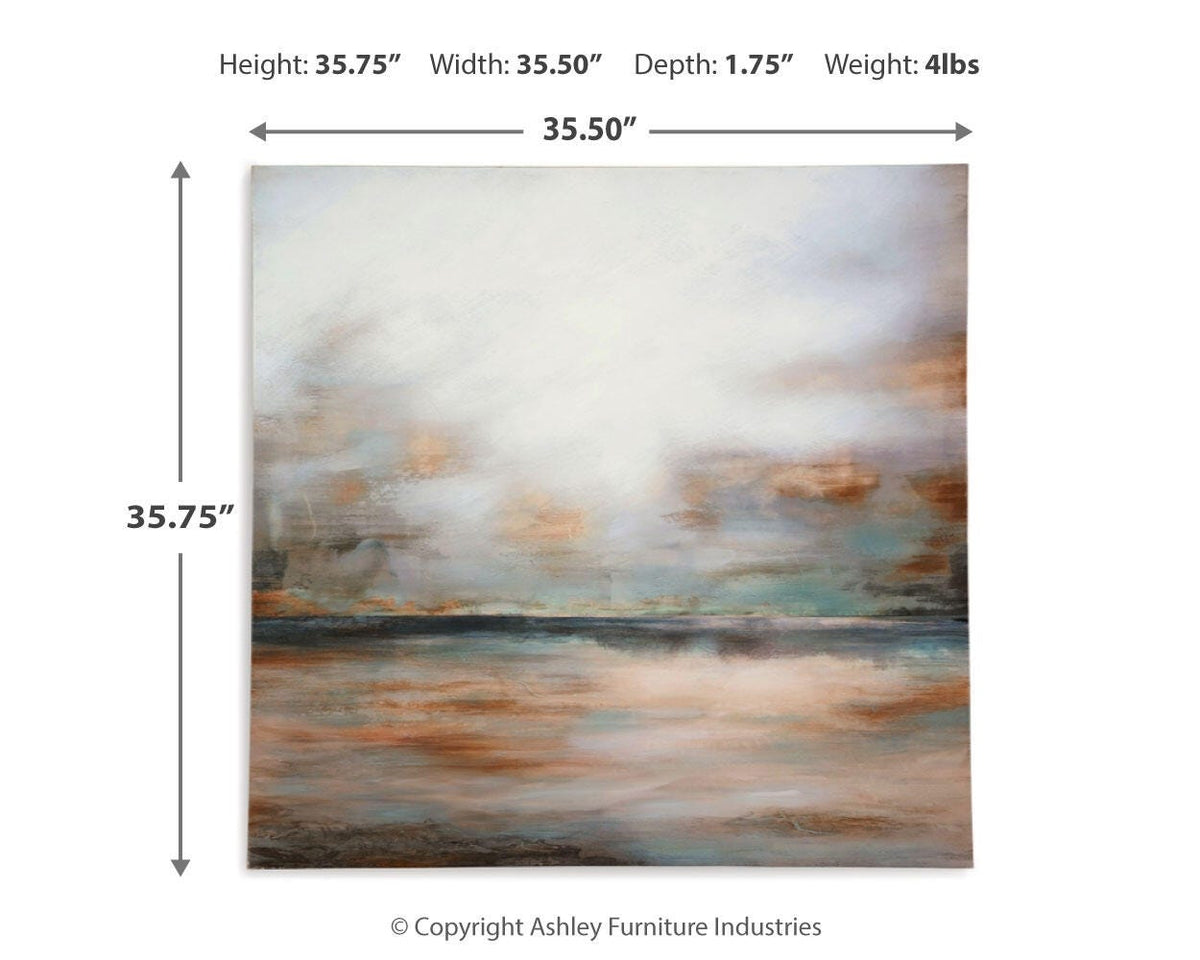 Weatheridge Wall Art - A8000355 - approximate manufacturer dimensions (supplier image 9)