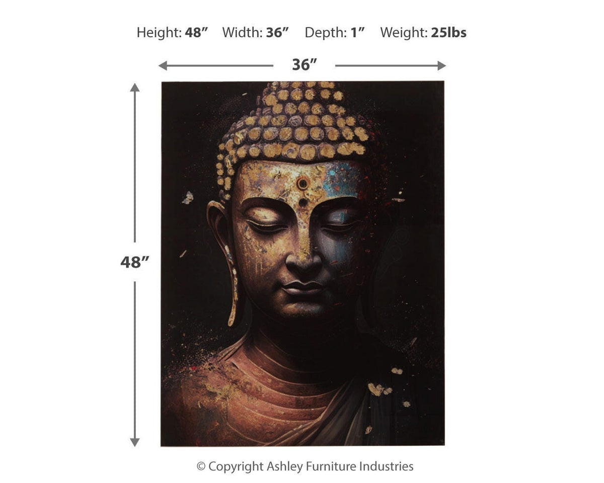 Caymoore Wall Art - A8000423 - approximate manufacturer dimensions (supplier image 7)