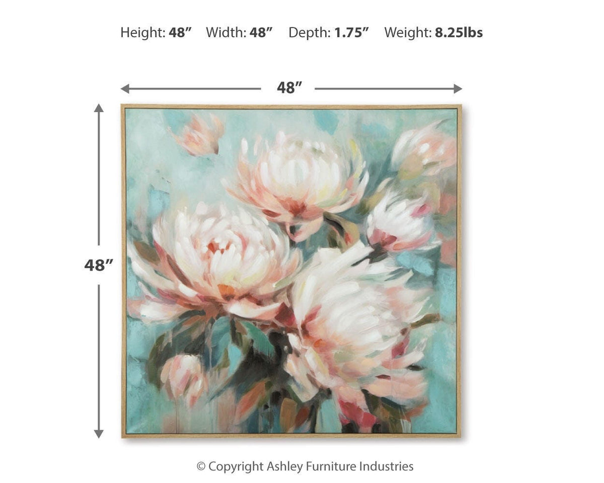 Parryville Wall Art - A8000440 - approximate manufacturer dimensions (supplier image 6)