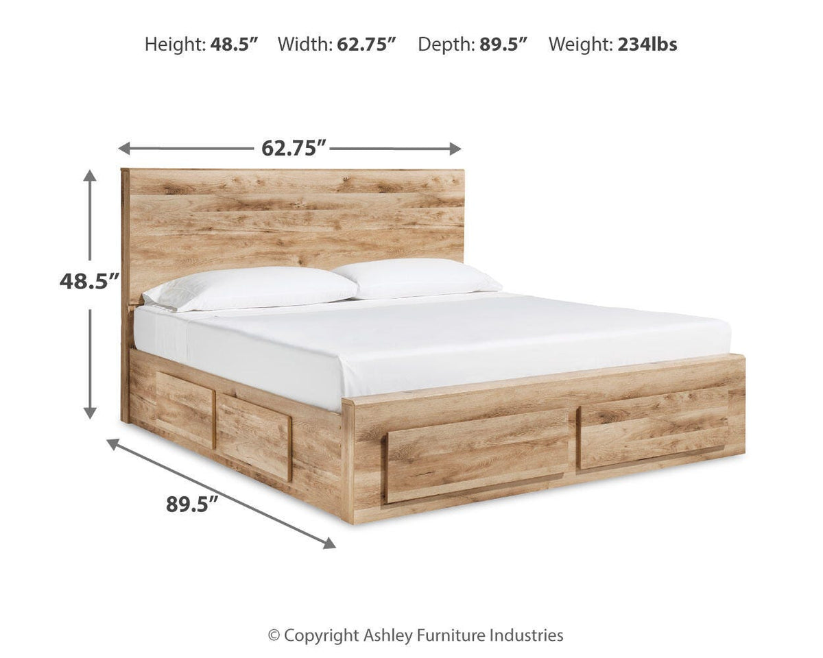 Hyanna Panel Storage Bed with 1 Under Bed Storage Drawer