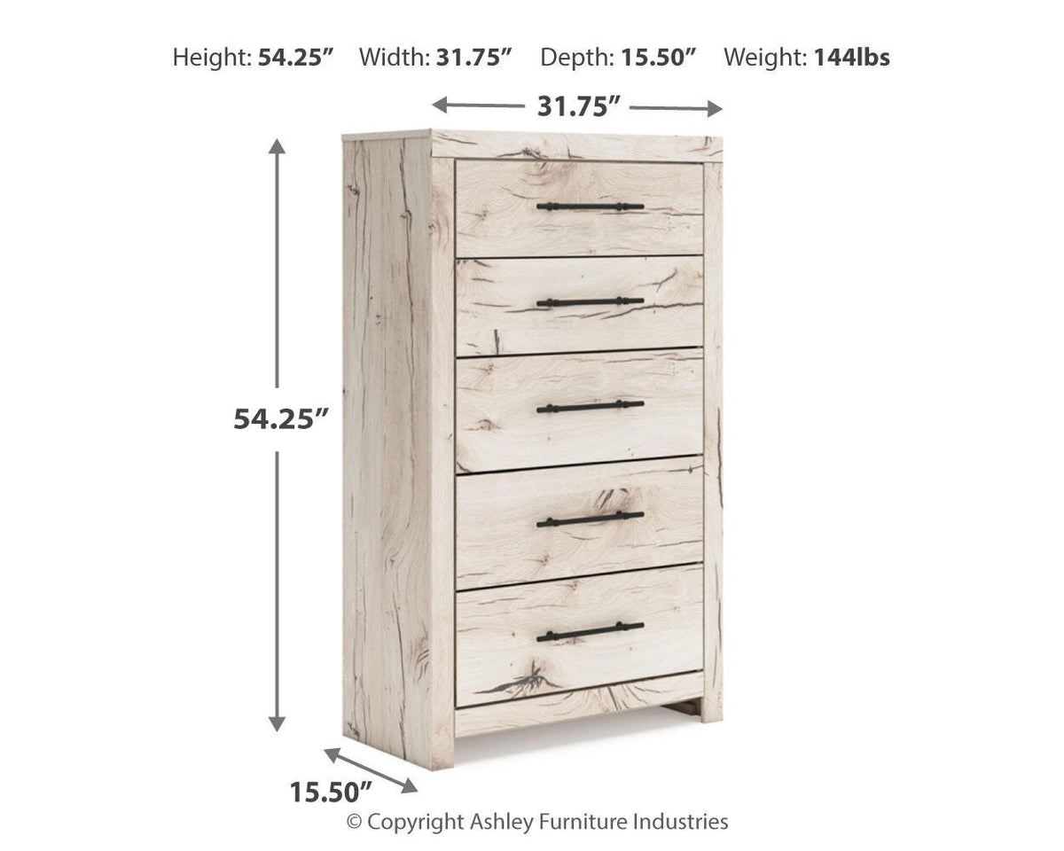 Lawroy Chest of Drawers - B2310-46 - approximate manufacturer dimensions (supplier image 9)