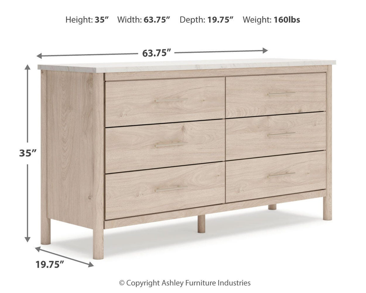 Cadmori Dresser - B2615-231 - approximate manufacturer dimensions (supplier image 12)