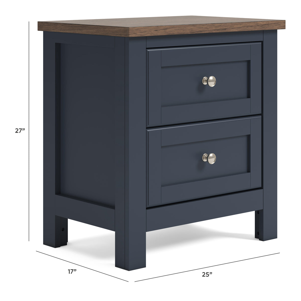 Landocken Nightstand - B414-92 - approximate manufacturer dimensions (supplier image 12)