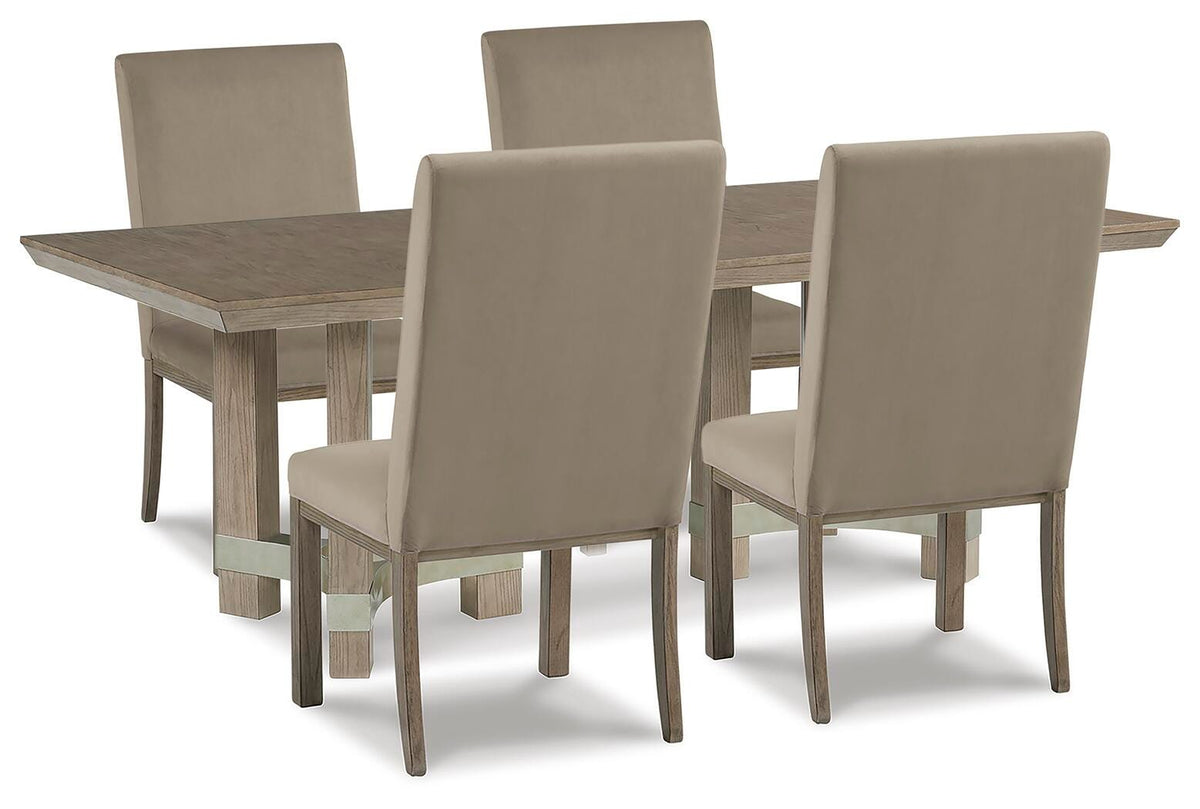 Chrestner Dining Room Sets - D983D4 - product view or room setting; complete kit and included component views (supplier image 19)