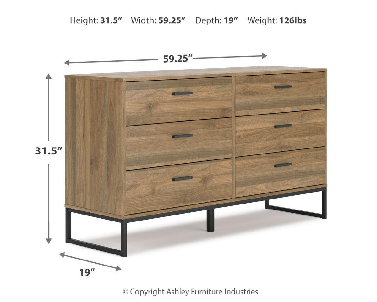 Deanlow Dresser - EB1866-231 - approximate manufacturer dimensions (supplier image 12)