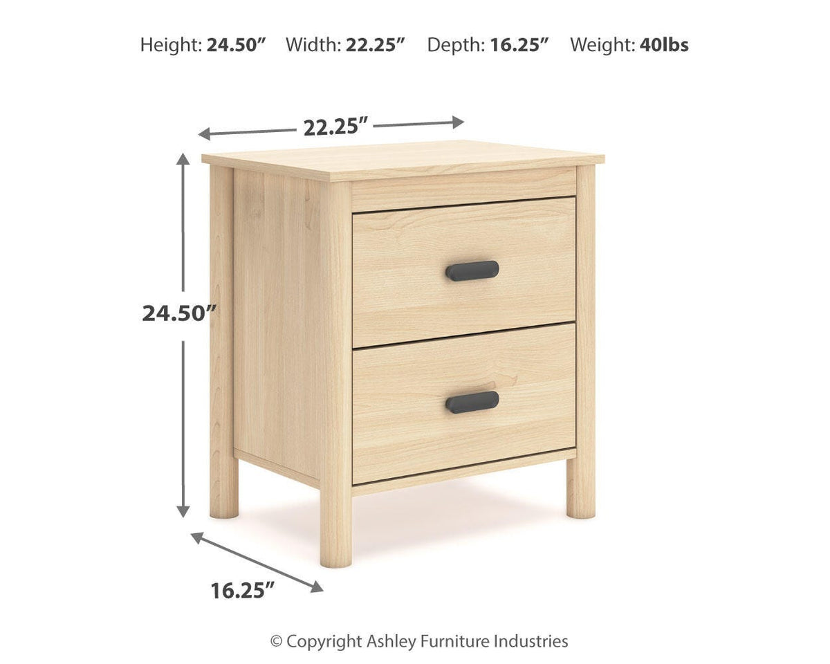 Cabinella Nightstand - EB2444-292 - approximate manufacturer dimensions (supplier image 11)