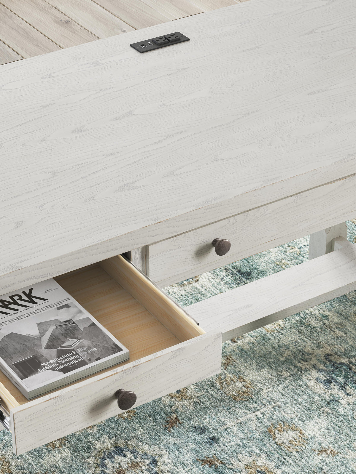 Robbinsdale Home Office Desk - H742-34 - finish or detail (supplier image 10)