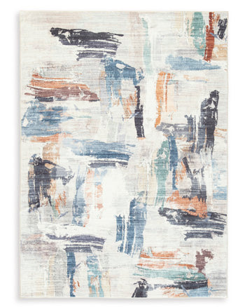 Hessland 5' x 7' Washable Rug