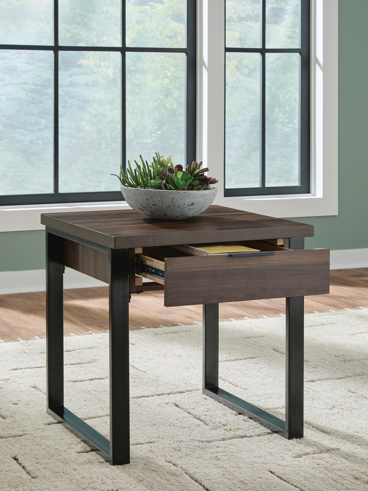 Wickman Falls End Table - T318-2 - product view or room setting; only end table included (supplier image 7)