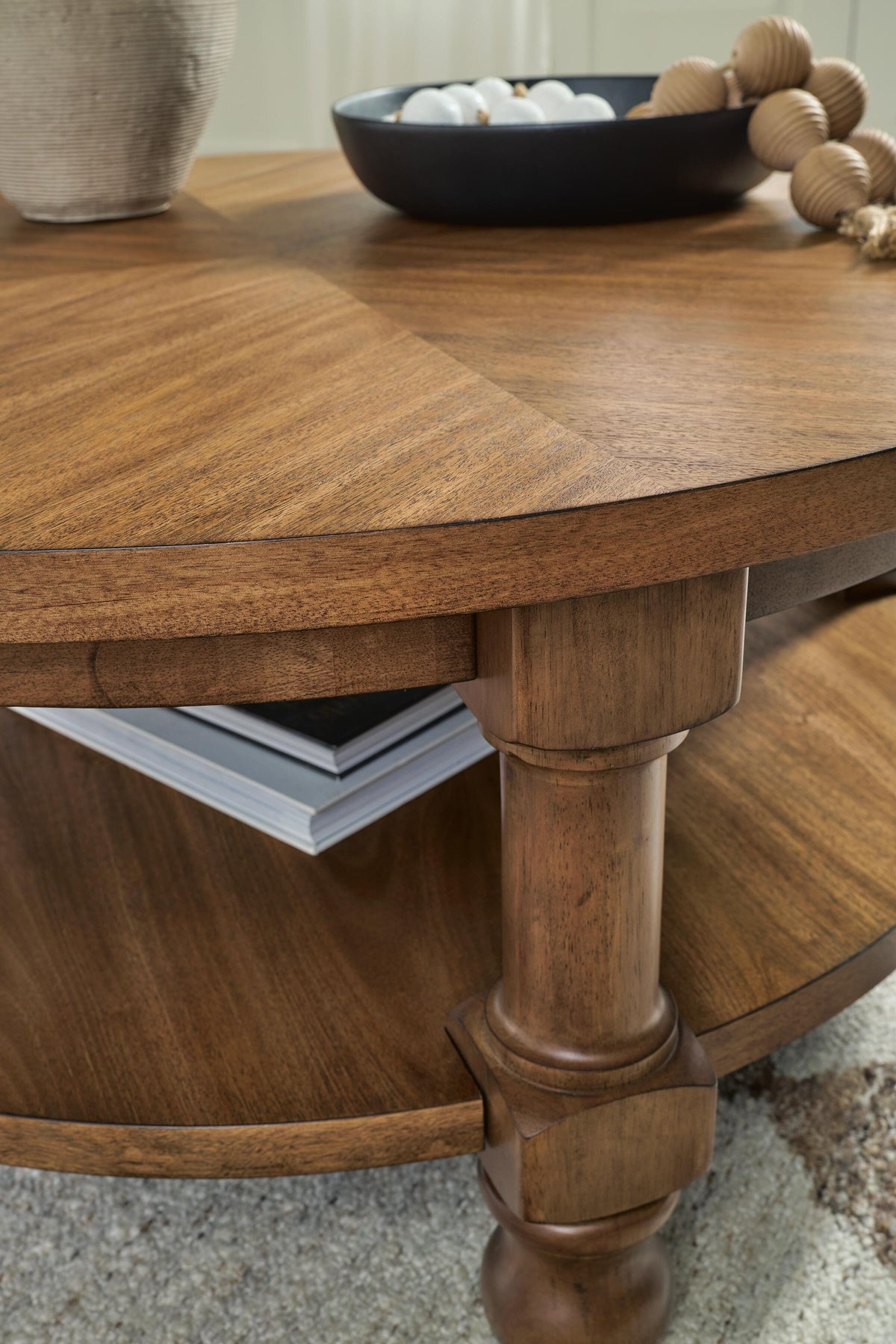 Chadworth Coffee Table - T614-8 - finish or detail (supplier image 5)