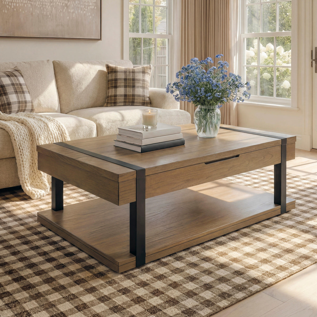 Jorannti Lift-Top Coffee Table - T631-9 - additional original supplier product view; only listed item or components included