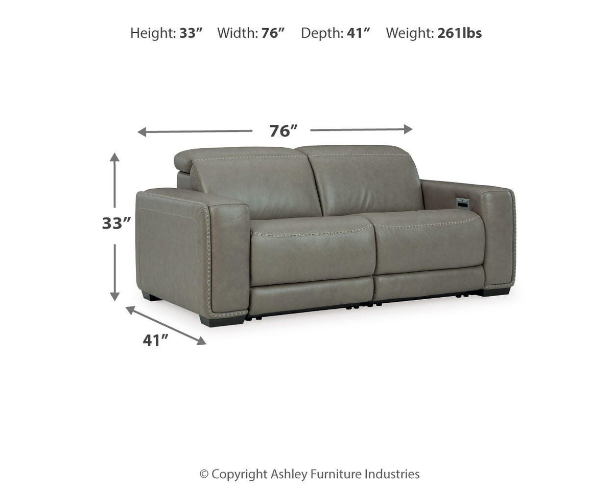 Correze Sectional - U94202S10 - approximate manufacturer dimensions (supplier image 51)