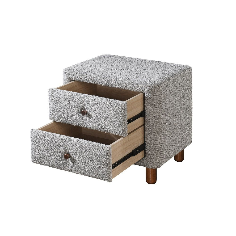 Cleo - Bedroom Set - Gray Boucle