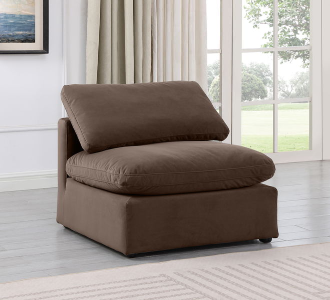 Indulge - Velvet Armless Chair