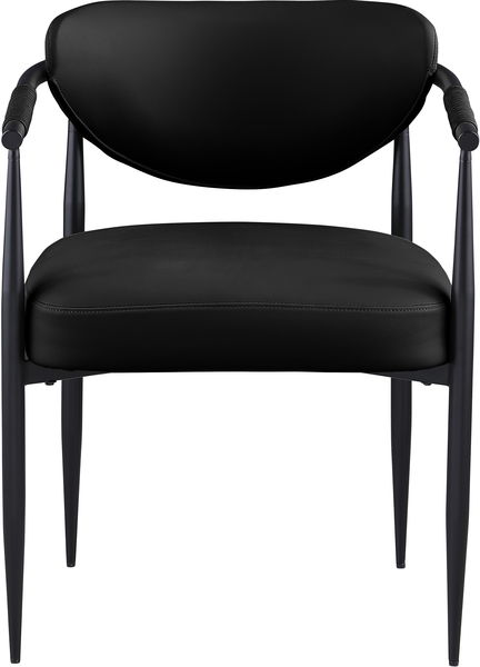 Virella - faux Leather Upholstered Dining Chair (Set of 2) - Black Base