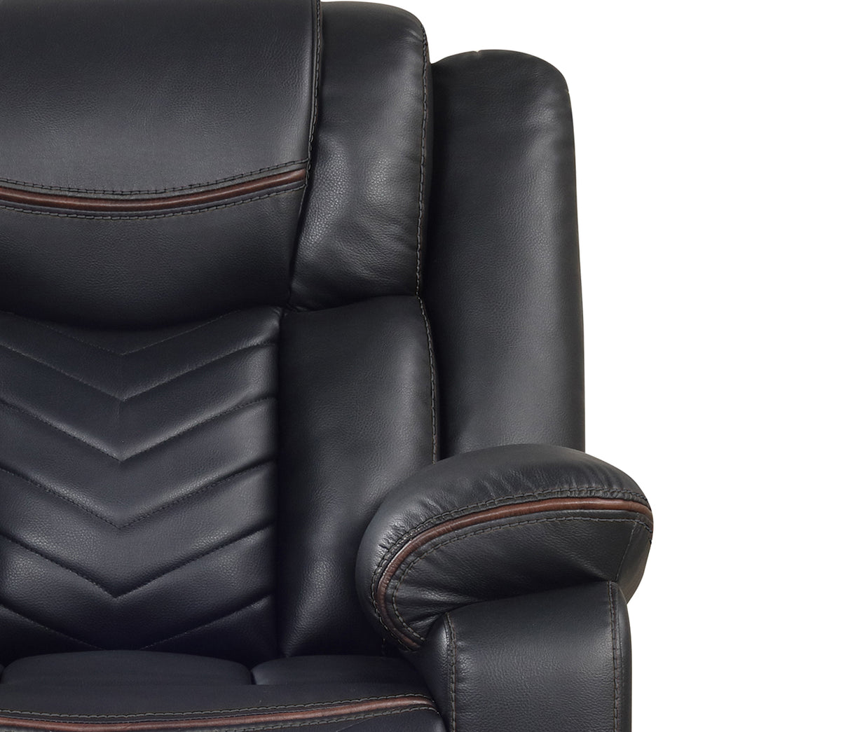 challenger black recliner — supplier product view 5.