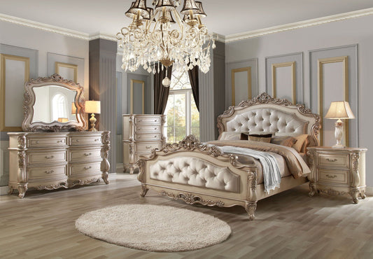 Gorsedd - Bedroom Set - Golden Ivory