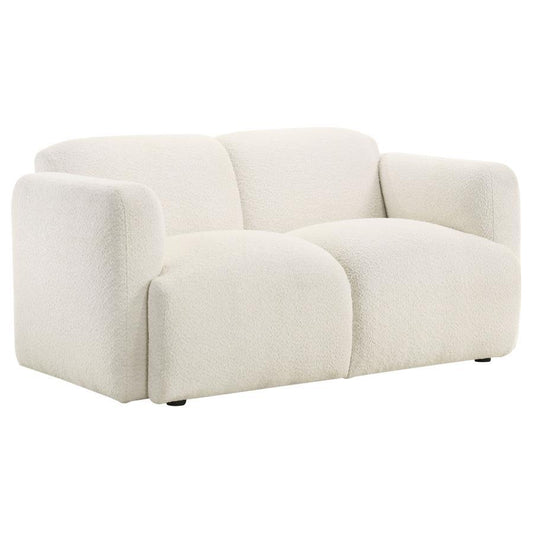 Dorset - Fabric Upholstered Round Track Arm Loveseat
