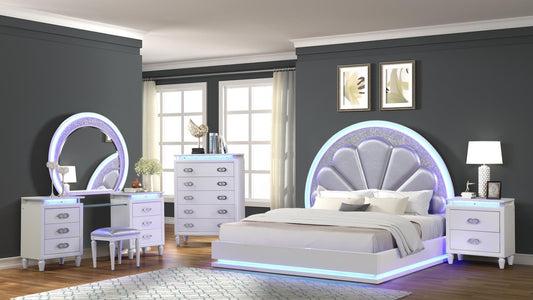 Perla w/ Vanity - Bedroom Set