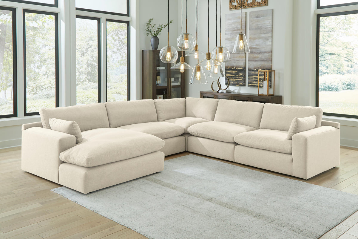 Elyza Sectional - 10006S6 - product view or room setting; complete kit and included component views (supplier image 2)