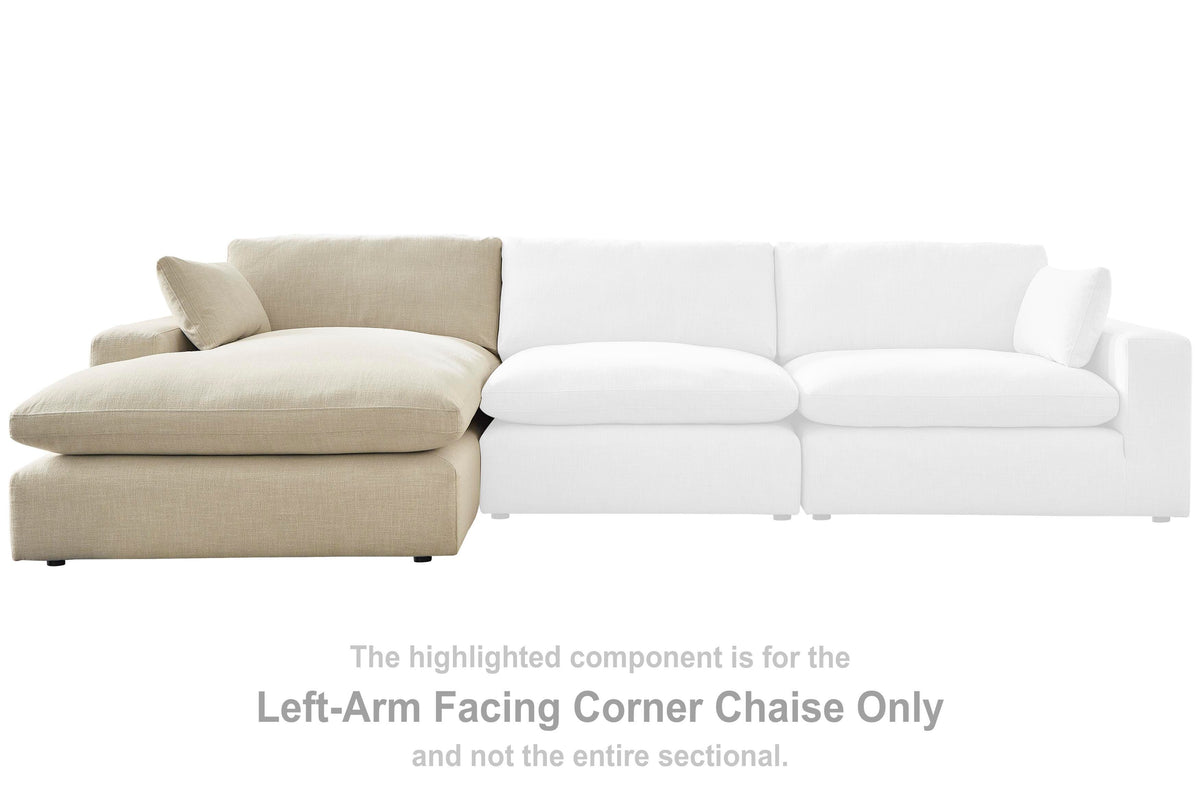 Elyza Sectional - 10006S6, 10006S3, 10006S8 - product view or room setting; complete kit and included component views (supplier image 6)