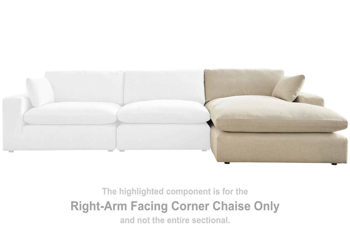 Elyza Sectional - 10006S7, 10006S4 - product view or room setting; complete kit and included component views (supplier image 30)