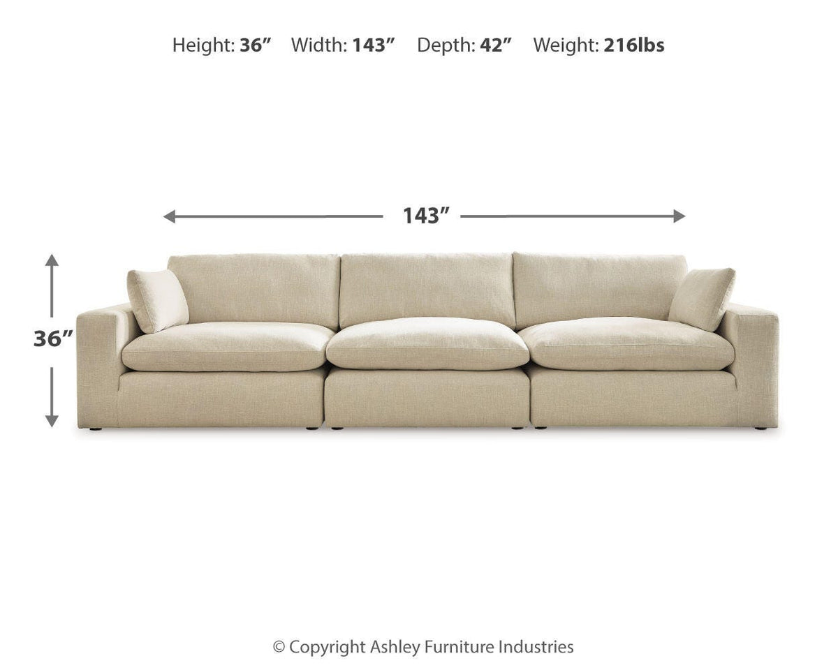Elyza Sectional - 10006S2 - approximate manufacturer dimensions (supplier image 17)