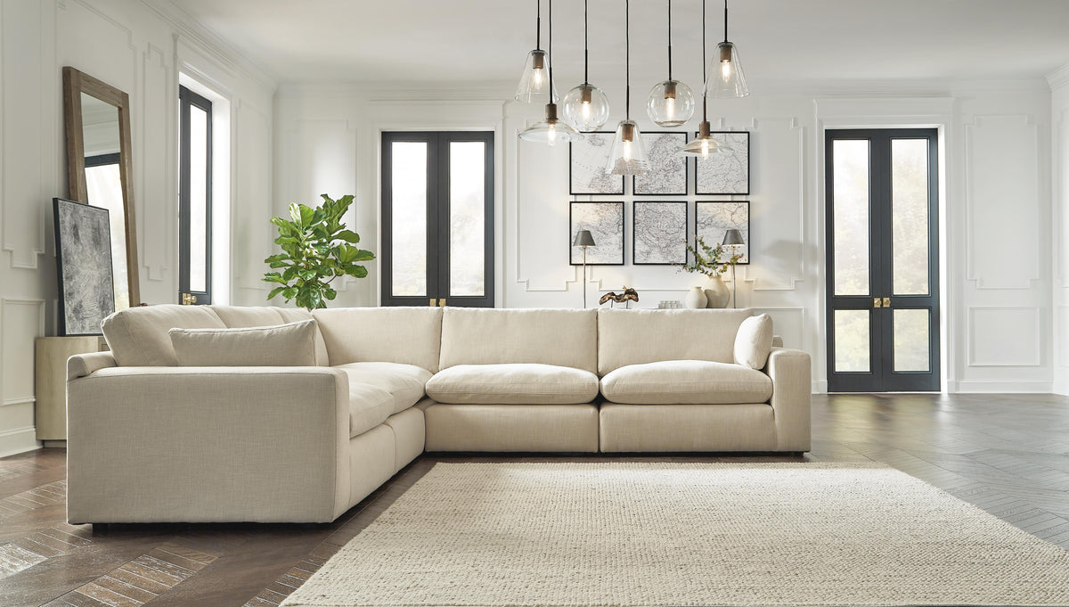 Elyza Sectional - 10006S5 - product view or room setting; complete kit and included component views (supplier image 32)