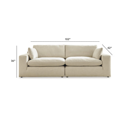 Elyza Sectional - 10006S1 - approximate manufacturer dimensions (supplier image 24)