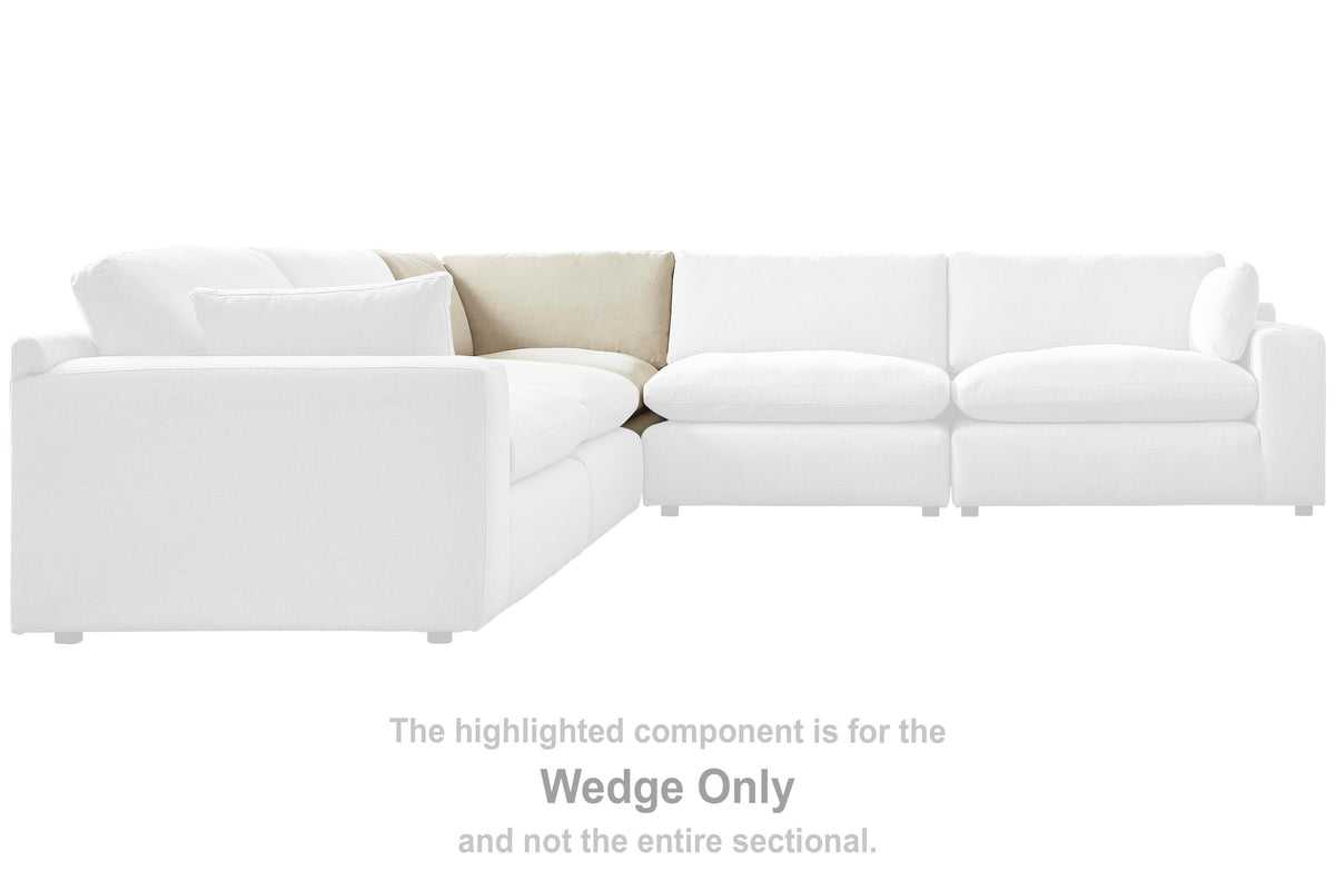 Elyza Sectional - 10006S6, 10006S7, 10006S5, 10006S8 - product view or room setting; complete kit and included component views (supplier image 14)