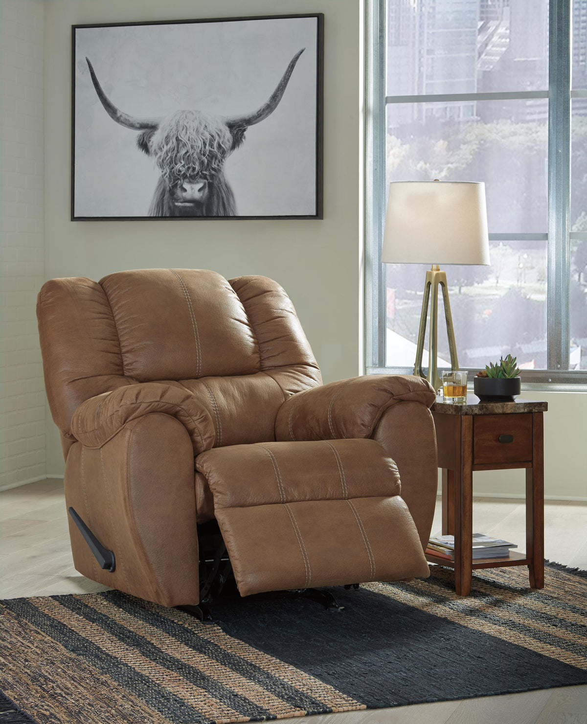 McGann Recliner - 1030225 - product view or room setting; only recliner included (supplier image 7)