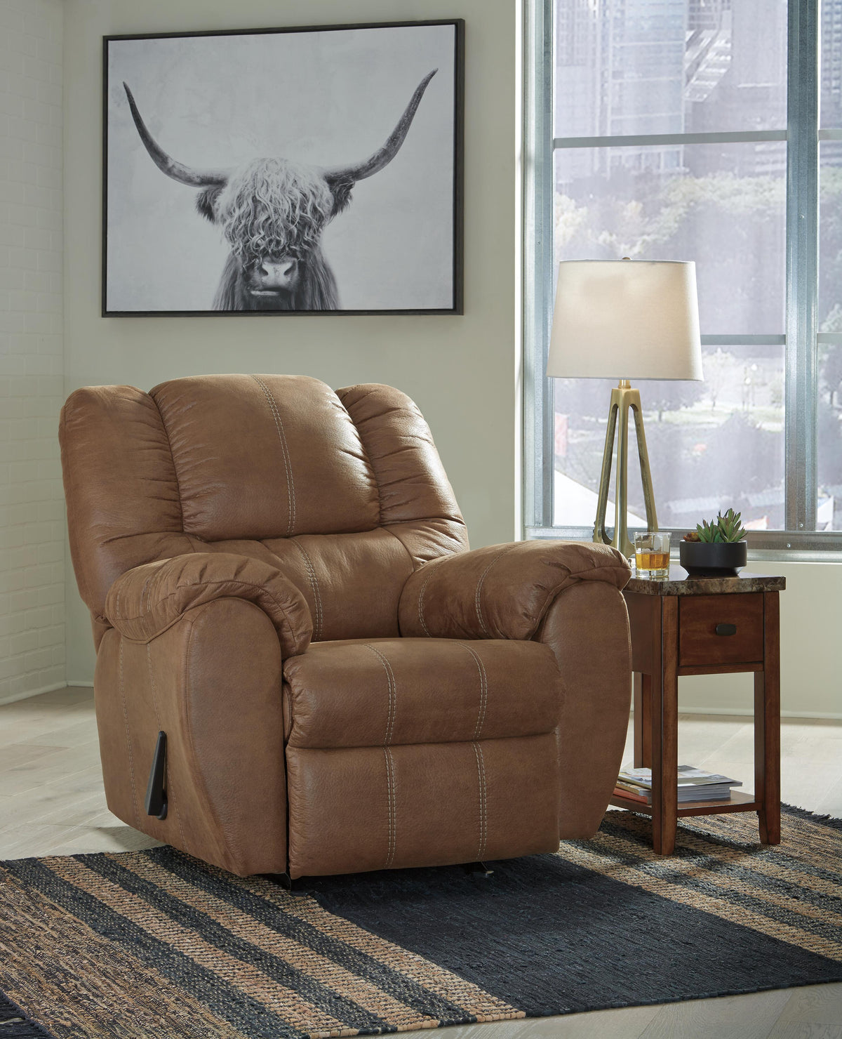 McGann Recliner - 1030225 - product view or room setting; only recliner included (supplier image 6)