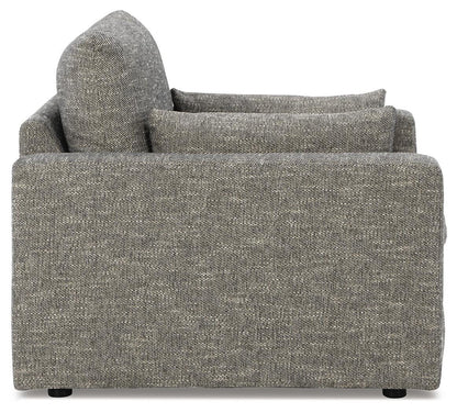 Dramatic Oversized Chair and Ottoman - 11702U2 - product view or room setting; complete kit and included component views (supplier image 5)