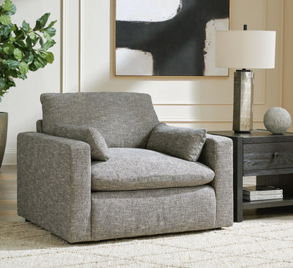 Dramatic Oversized Chair and Ottoman - 11702U2 - product view or room setting; complete kit and included component views (supplier image 13)