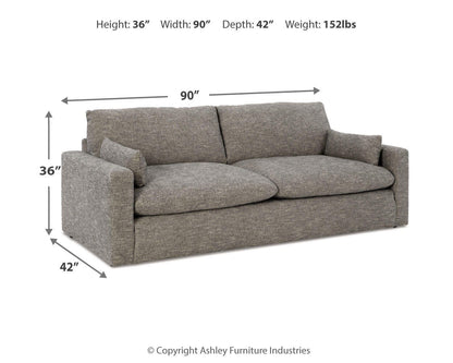 Dramatic Sofa - 1170238 - approximate manufacturer dimensions (supplier image 6)
