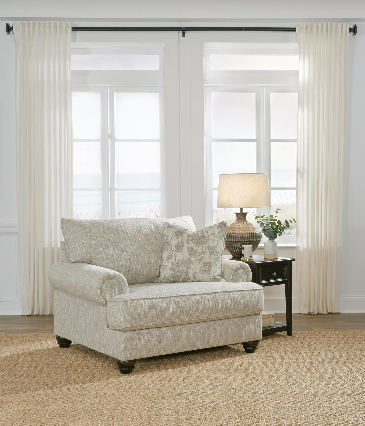 Asanti Oversized Chair - 1320123 - product view or room setting; only chair included (supplier image 2)
