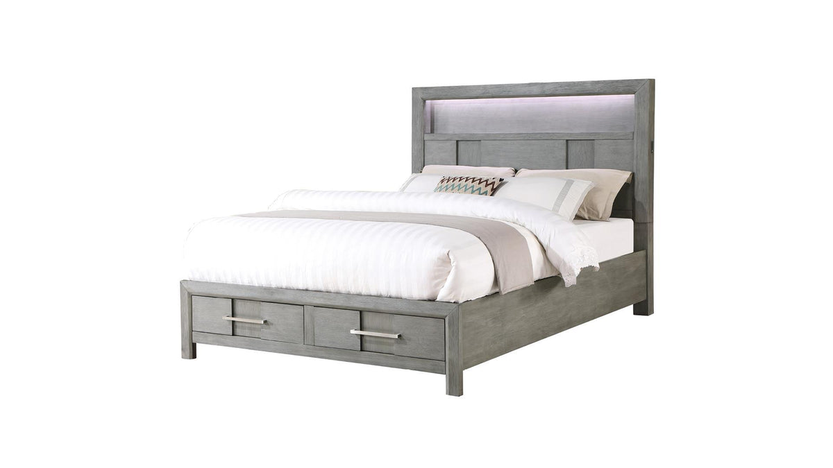 Gray Kenzo - Bed
