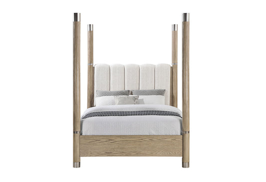 Santo - Poster Bed - Light Brown